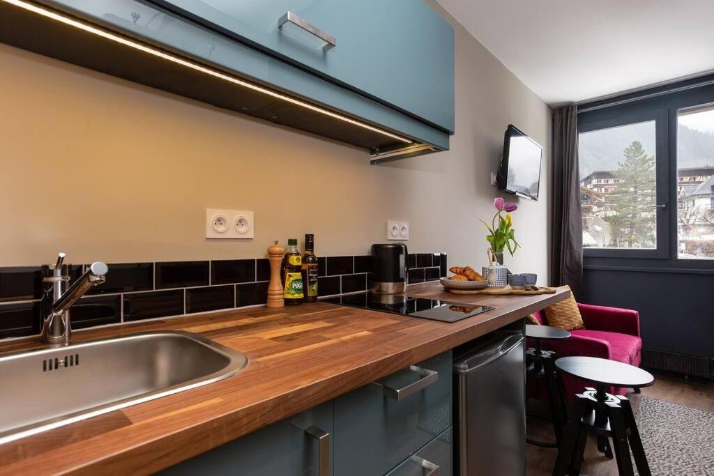 Beautiful Cosy, Modern Studio In Chamonix Centre Екстер'єр фото